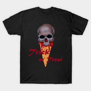 Trick or treat Halloween skull T-Shirt